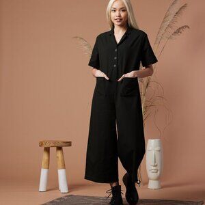 NWT XS Black Known Supply Libra Jumpsuit